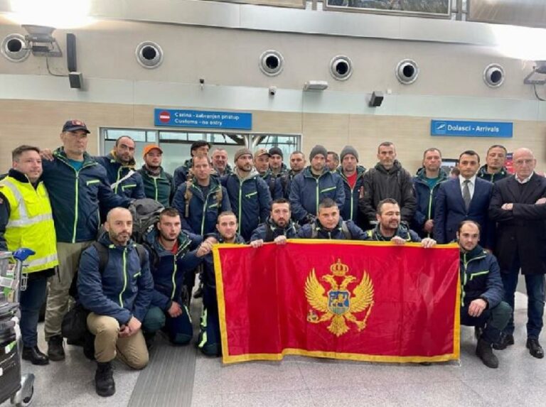 VRATILI SE IZ TURSKE: Crnogorski spasioci stigli u Podgoricu