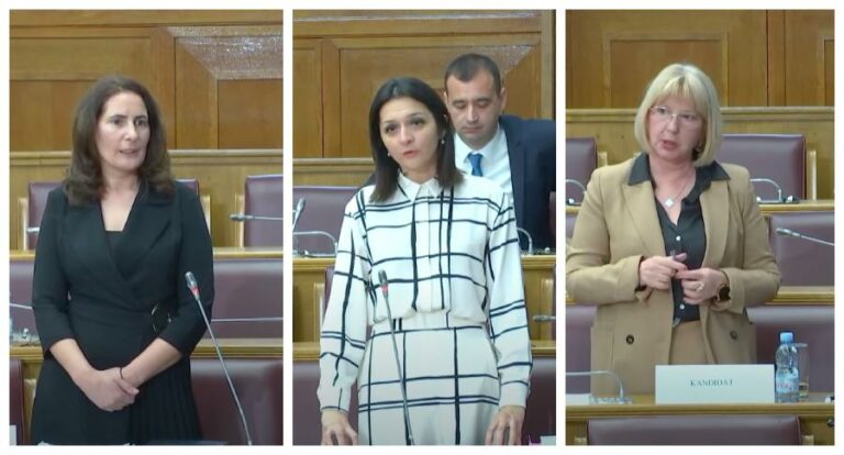 TEŠIĆ, ARMENKO I ĐURANOVIĆ: Ovo su kandidatkinje za sutkinje Ustavnog suda