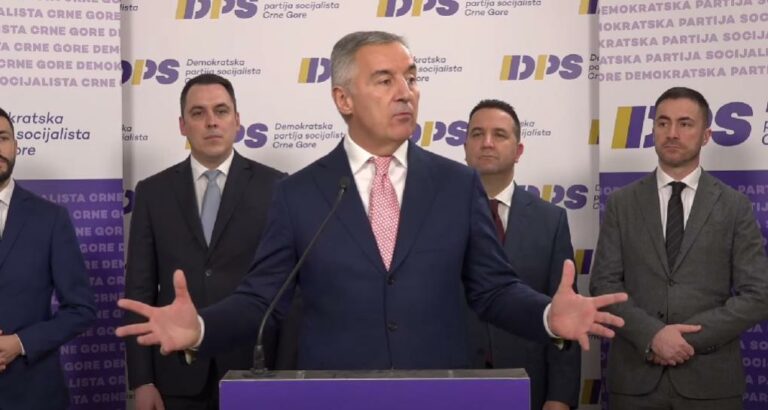 Đukanović: Moja kandidatura je odgovornost i briga za Crnu Goru