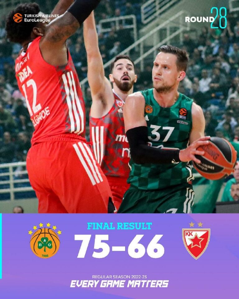 EVROLIGA: Zvezda prokockala pobjedu u Atini, Top 8 samo u teoriji