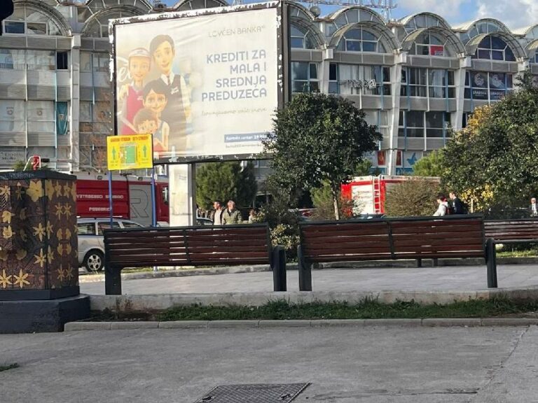 Požar u zgradi Gradskog stadiona