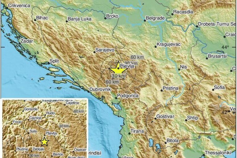 Zemljotres kod Žabljaka