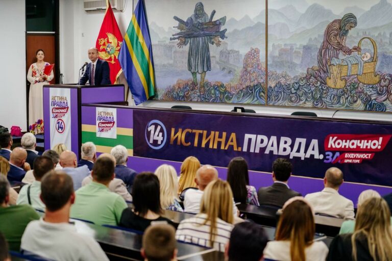 „Za budućnost Crne Gore“: Jedino mi imamo snage da razmontiramo nasleđeni sistem Đukanovića