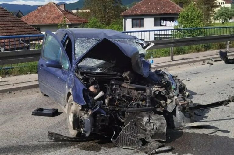 Bijelo Polje: Dvije osobe lakše povrijeđene u udesu na zaobilaznici