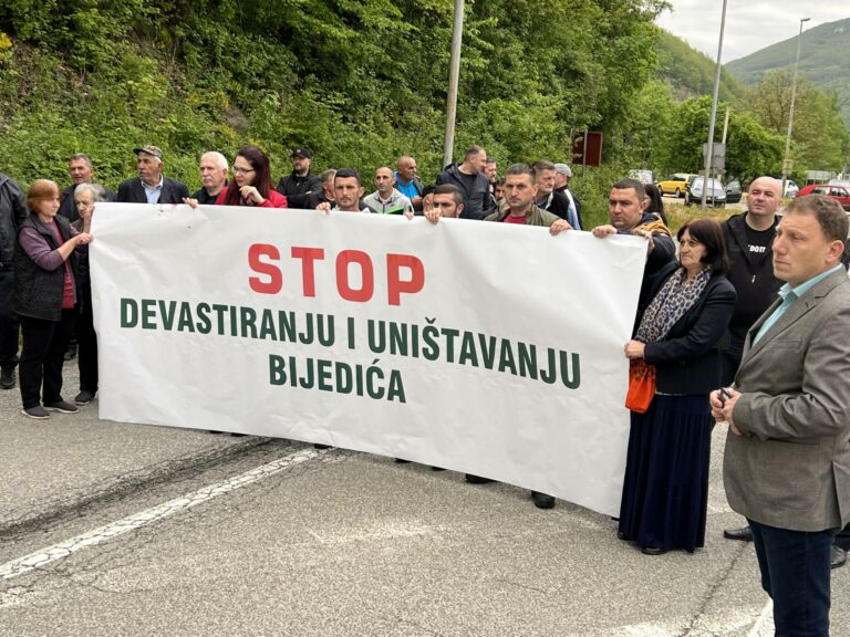 Građanska inicijativa ,,Zaštitimo Bijediće“: U nedelju nova blokada magistrale u Bijelom Polju