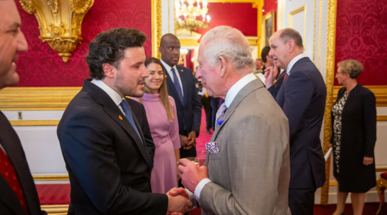 Abazović na prijemu kod kralja Čarlsa Trećeg u Londonu