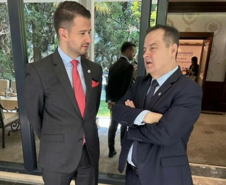 Dačić: Konstruktivan razgovor sa Milatovićem