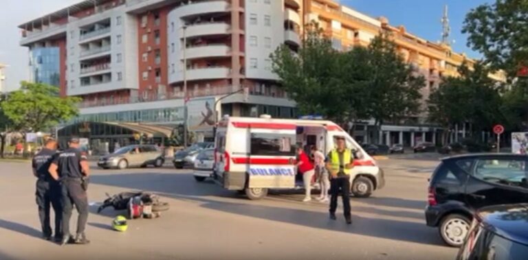 Nezgoda u Podgorici, motociklista lakše povrijeđen