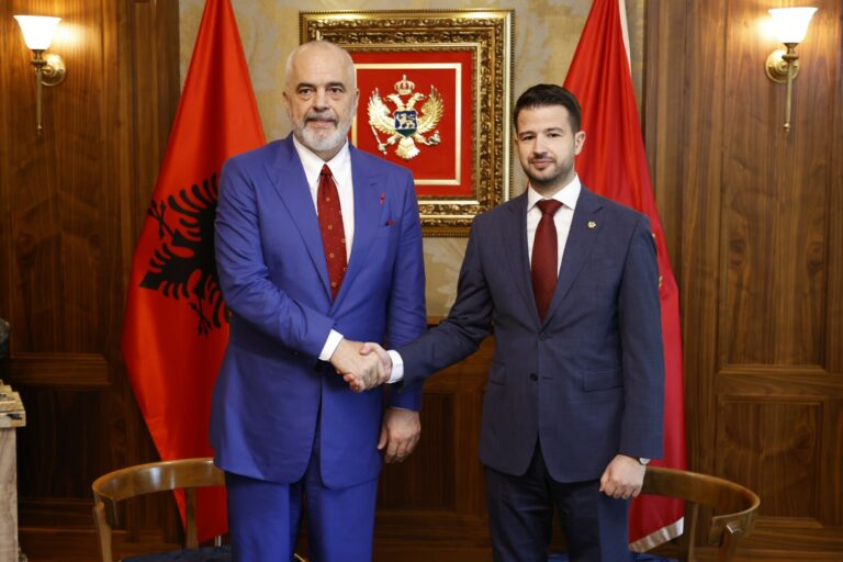 Milatović: Naši odnosi sa Albanijom odličan primjer za zemlje regiona