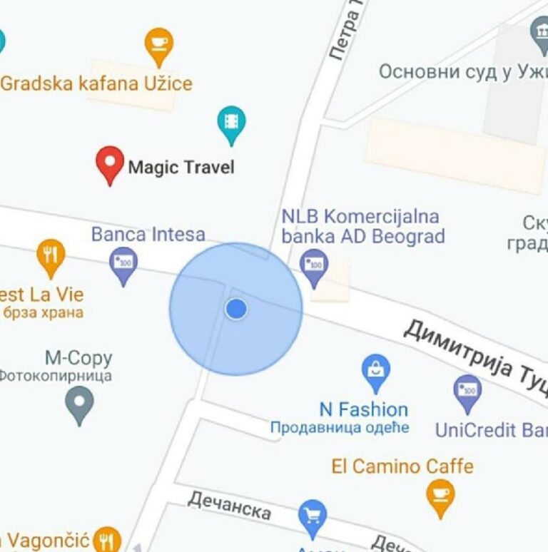 Beograđanin pratio navigaciju do CG primorja, završio na stepeništu u Užiicu