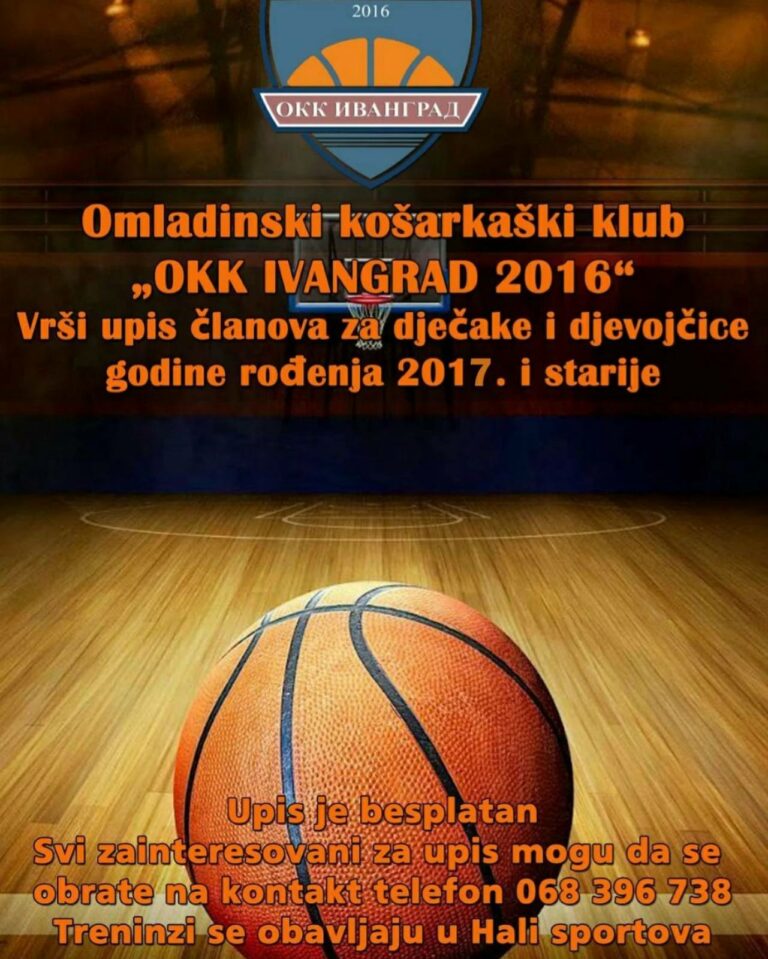 OKK Ivangrad: Upis novih članova