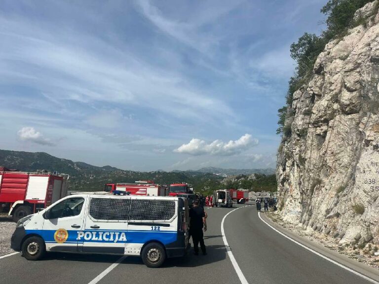 Nesreća na Obzovici: Četiri osobe vitalno ugrožene