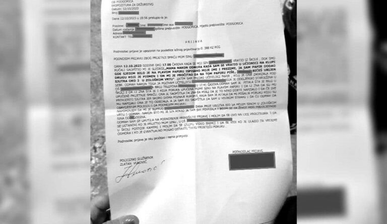 Dječaka sačekala zastrašujuća poruka na klupi: Bićeš ubijen sjutra oko tri sata