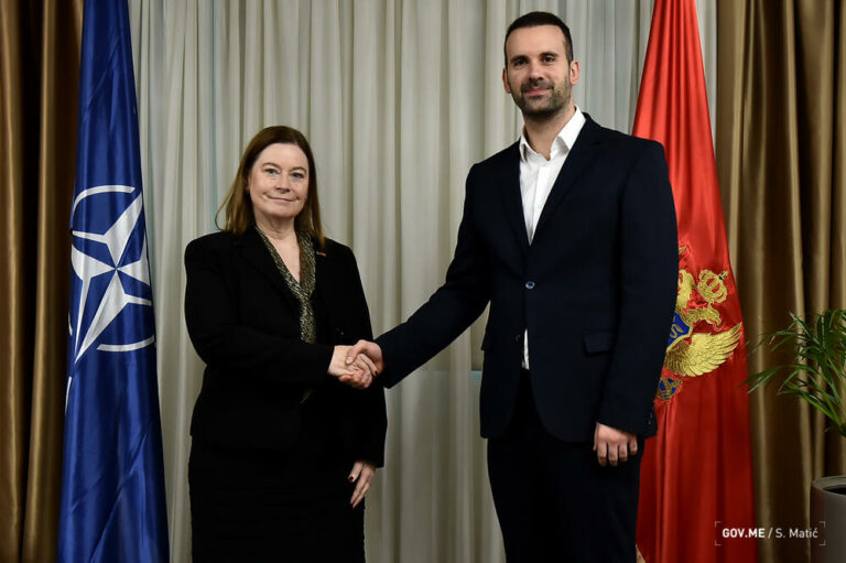 Spajić na sastanku s Rajnke: Vlada je u potpunosti pro-evroatlantska, a SAD naš ključni partner i saveznik