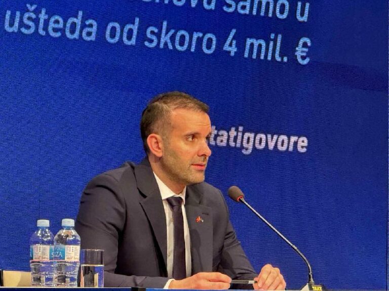 SPAJIĆ: Ako prosječna plata ne bude 1000 eura za godinu, podnosim ostavku