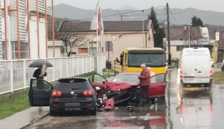 Podgorica: Više osoba povrijeđeno u udesu kod Titeksa