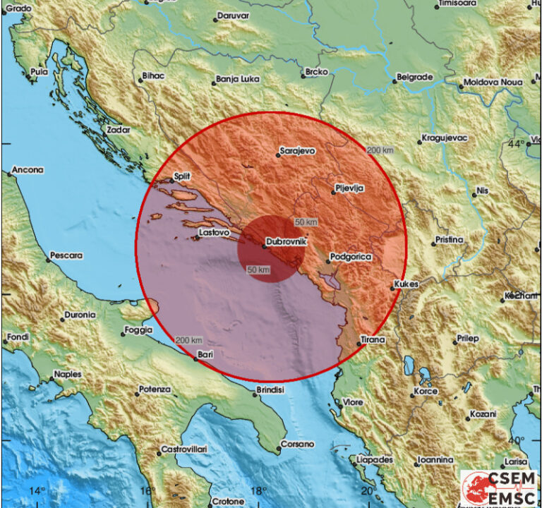 Jak zemljotres pogodio Crnu Goru, jačine 5,3 stepeni po Rihteru