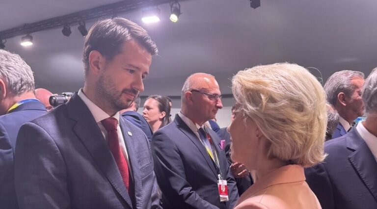 Milatović sa Fon der Lajen: Nastaviti sa sprovođenjem reformi da Crna Gora do 2028. postane članica EU