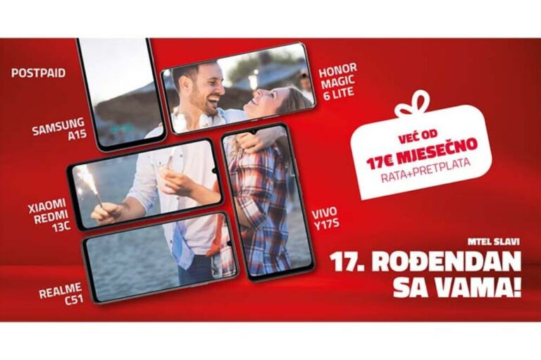 MTEL SLAVI 17. ROĐENDAN SA VAMA!