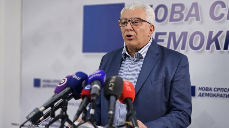 Mandić podržao protest ispred Skupštine: Činim sve da vratim naše nevine vojnike sa Kosova
