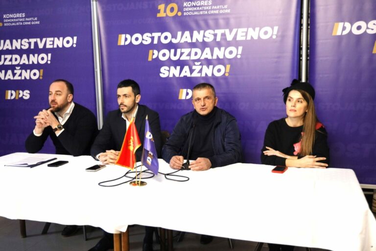 Živković u Andrijevici: Vlast ćemo vratiti u okvire ustavnog ponašanja, Kongres će potvrditi snagu DPS-a