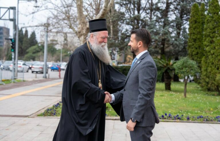 Milatović zahvalio Mitropolitu Joanikiju na doprinosu koji daje međuvjerskom skladu
