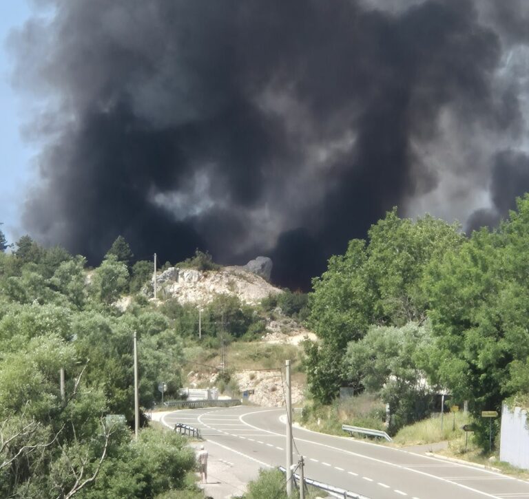 (FOTO) Požar na deponiji na Brajićima