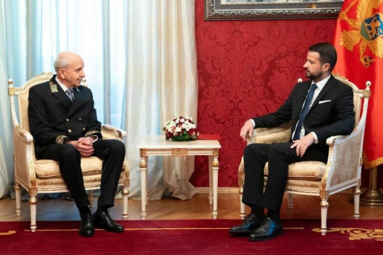 Milatović primio akreditivna pisma ambasadora Rusije