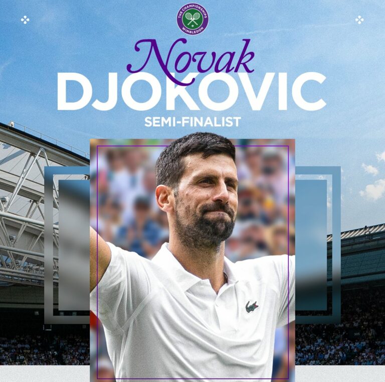 Đoković zakazao vimbldonsko polufinale sa Sinerom