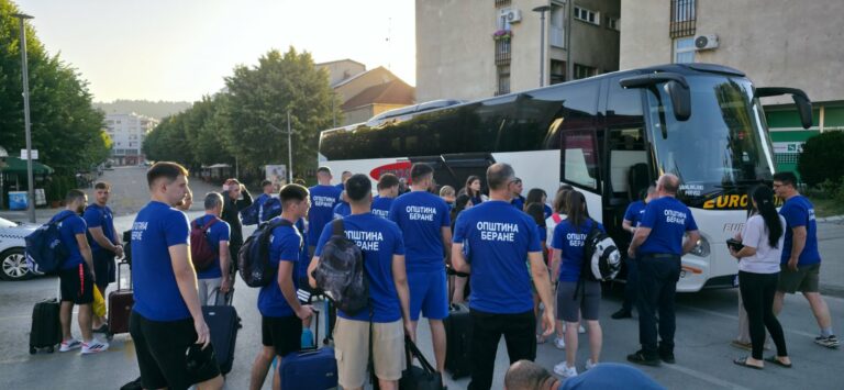 Sportisti iz Berana na putu za Višegrad, počinju 60. MOSI igre