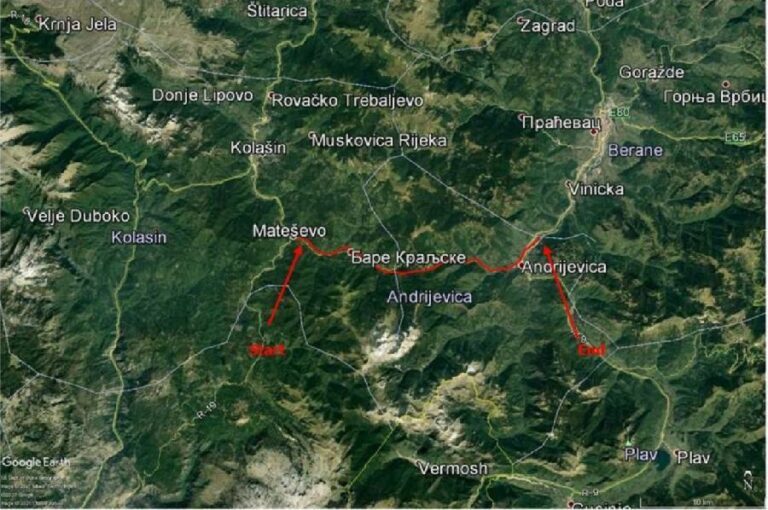 (VIDEO) Od Mateševa do Andrijevice kroz četiri km tunela, sedam km mostova