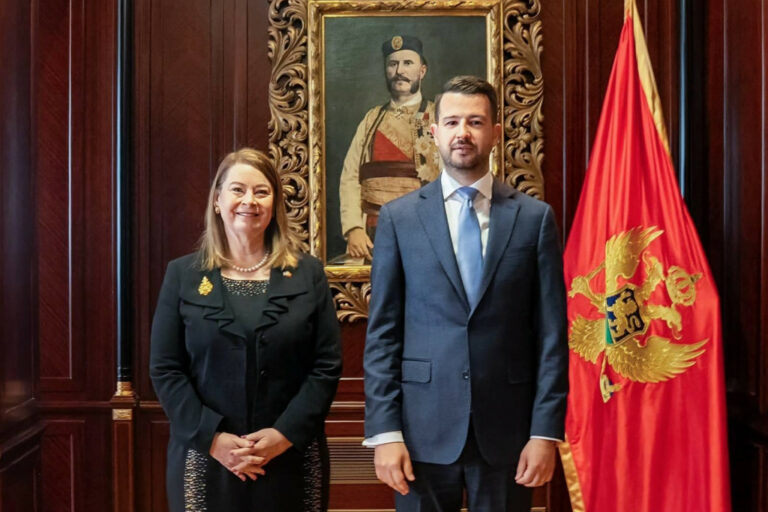 Jakov Milatović primio u oproštajnu posjetu ambasadorku SAD Džudi Rajzing Rajnke