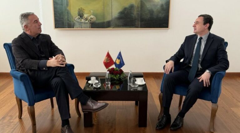 Đukanović i Kurti razgovarali o bezbjednosti regiona