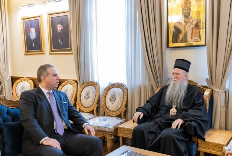 Ivanović se sastao s Mitropolitom Joanikijem: Uloga vjerskih zajednica u evropskim integracijama